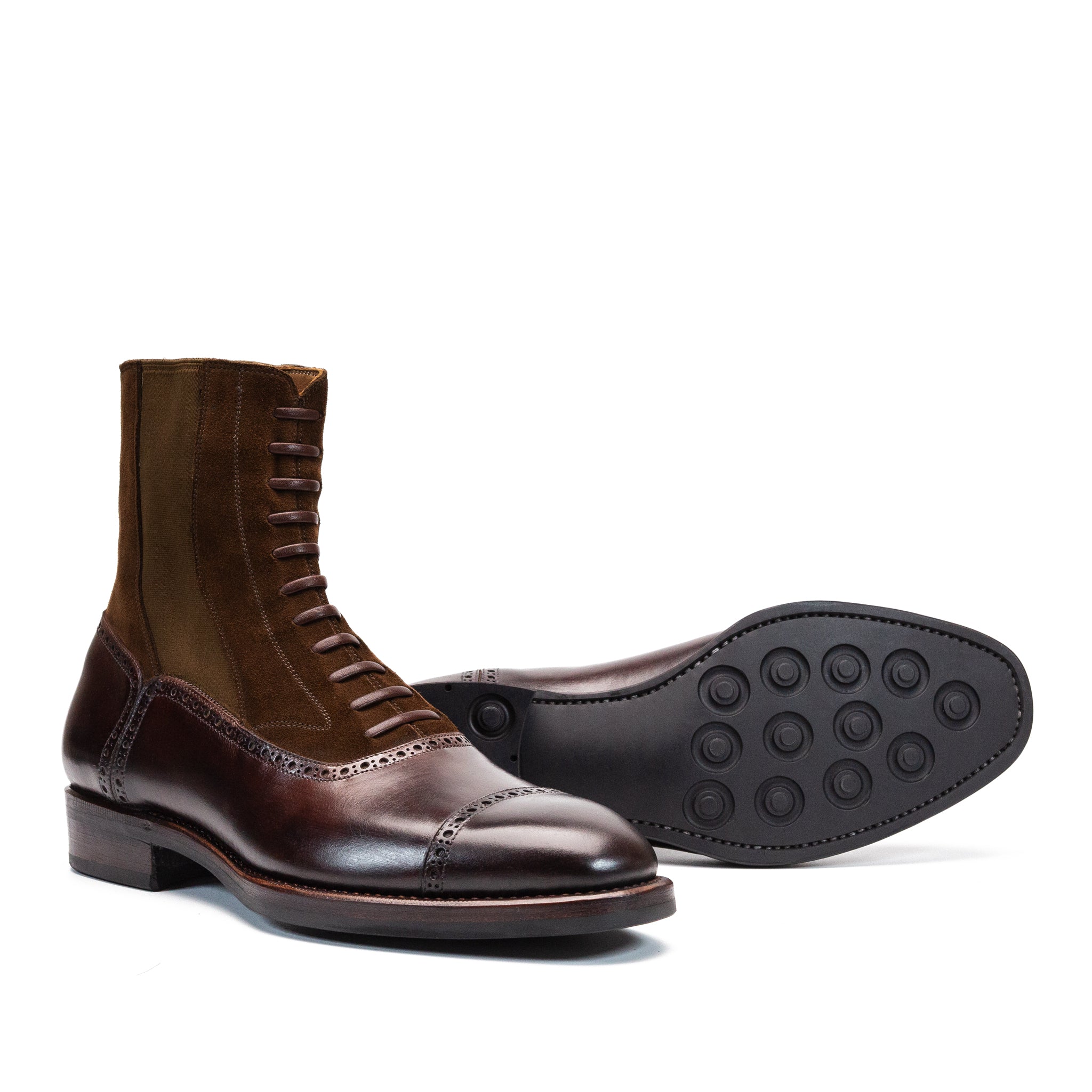 Lazyman Balmoral - Dark Brown Calfskin