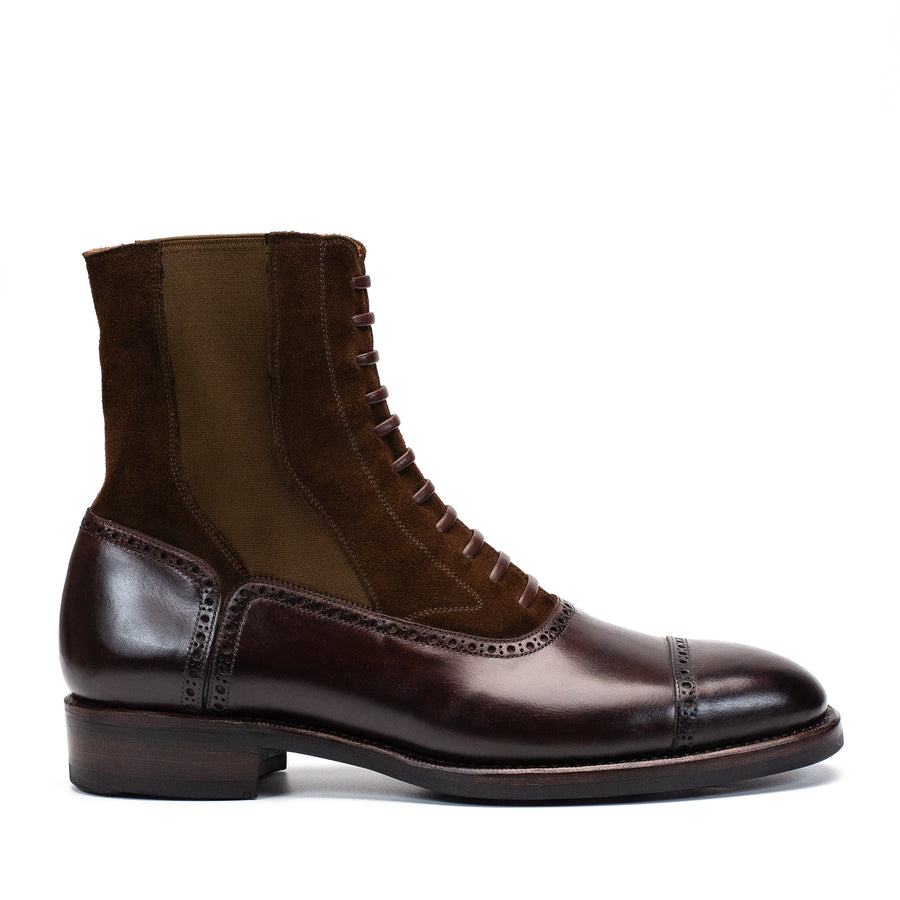 Lazyman Balmoral - Dark Brown Calfskin