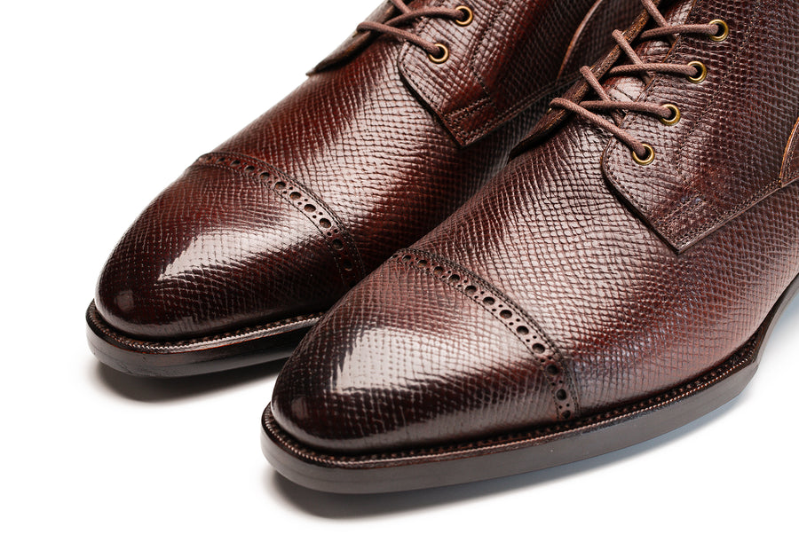 Airborne Boot - Dark Brown Hatchgrain