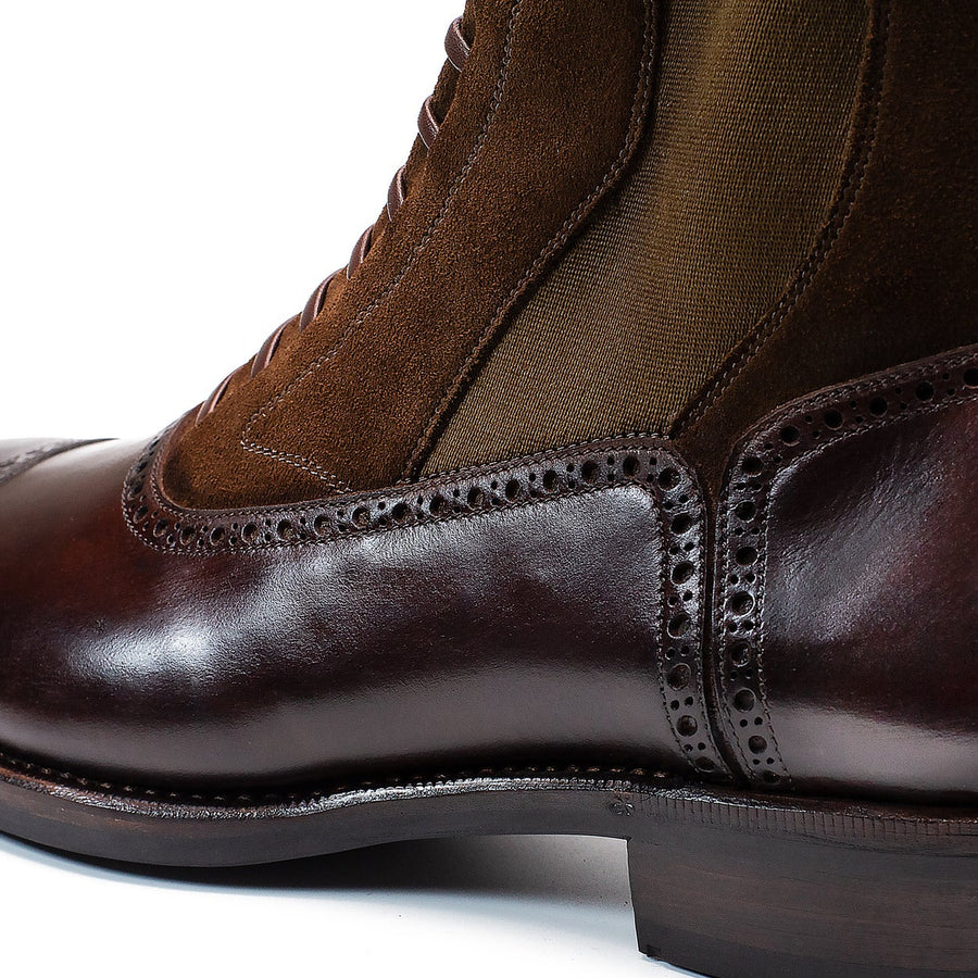 Lazyman Balmoral - Dark Brown Calfskin