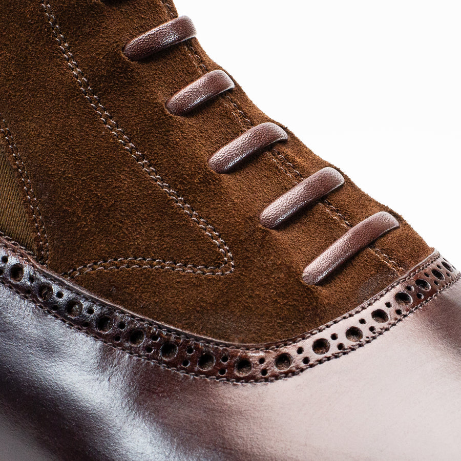 Lazyman Balmoral - Dark Brown Calfskin