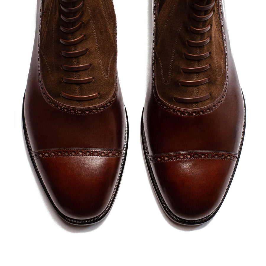 Lazyman Balmoral - Dark Brown Calfskin