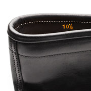 Cap Toe Boot - Black Calfskin