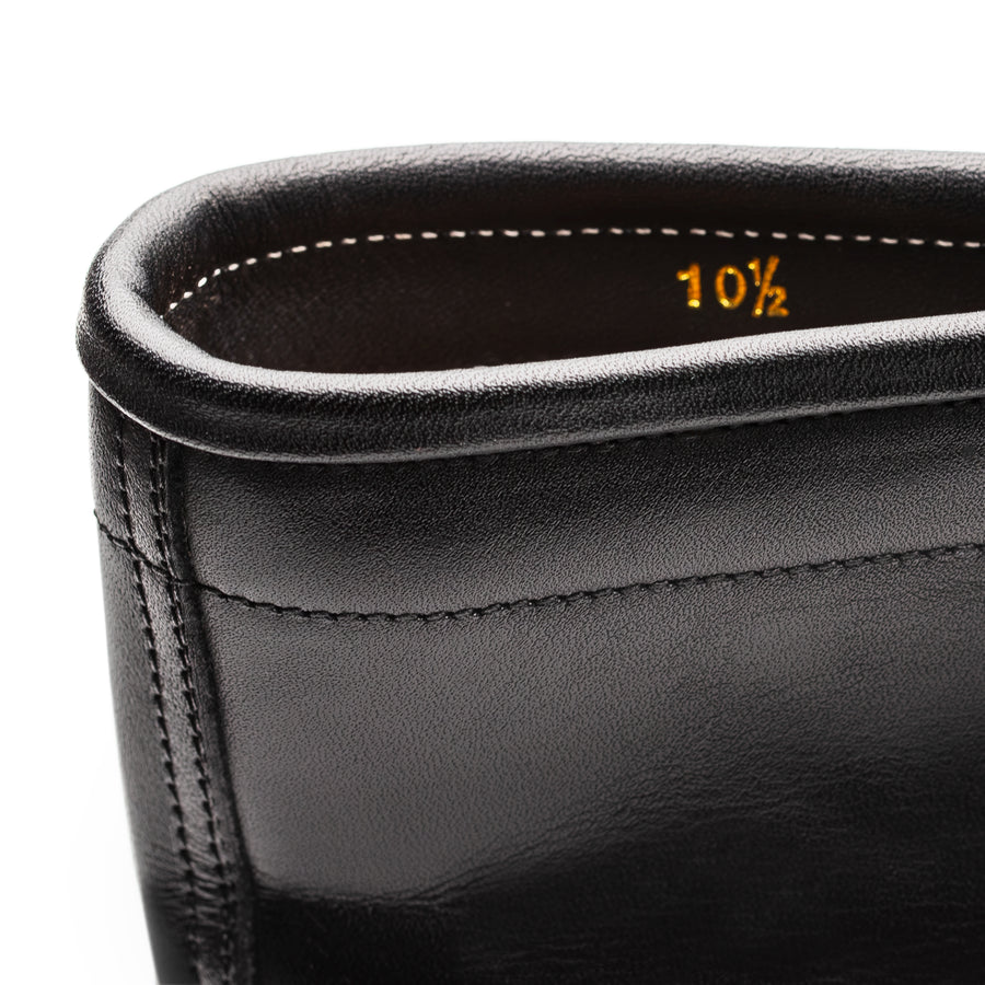 Cap Toe Boot - Black Calfskin