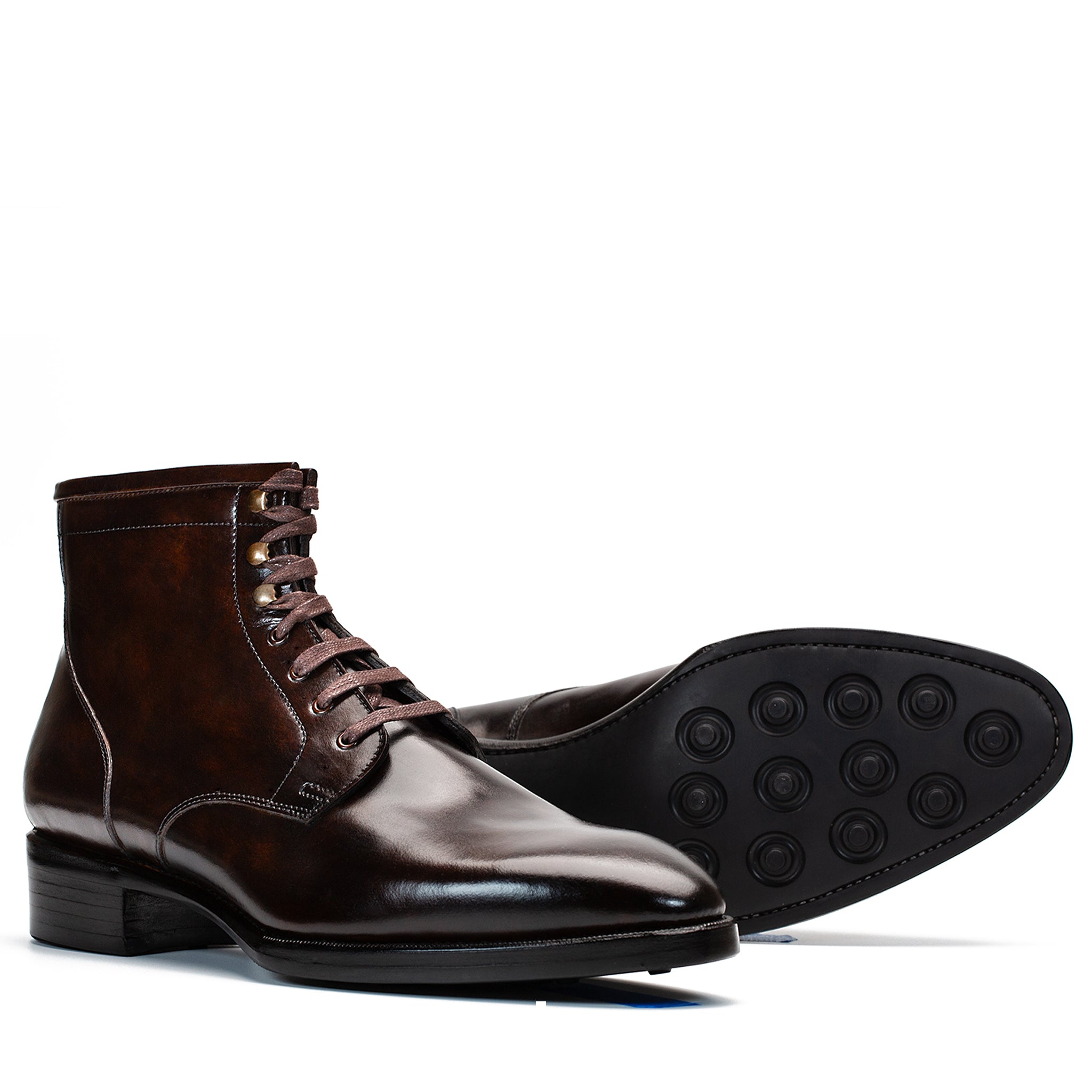 Service Boot - Dark Brown Calfskin